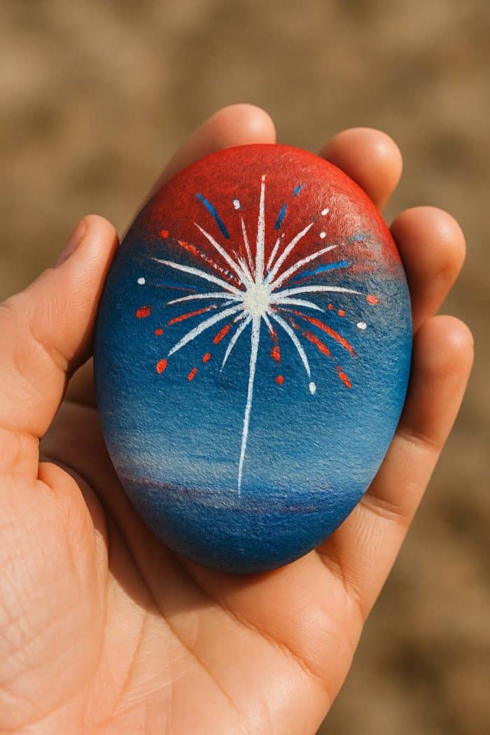 27 Fourth of July Painted Rocks Ideas To Spark Festive Patriotism - The Melrose Family