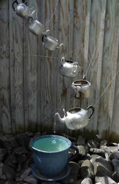 30 Amazing Downspout Ideas, Splash Guards, Charming Rain Chains and Creative Rain Ropes