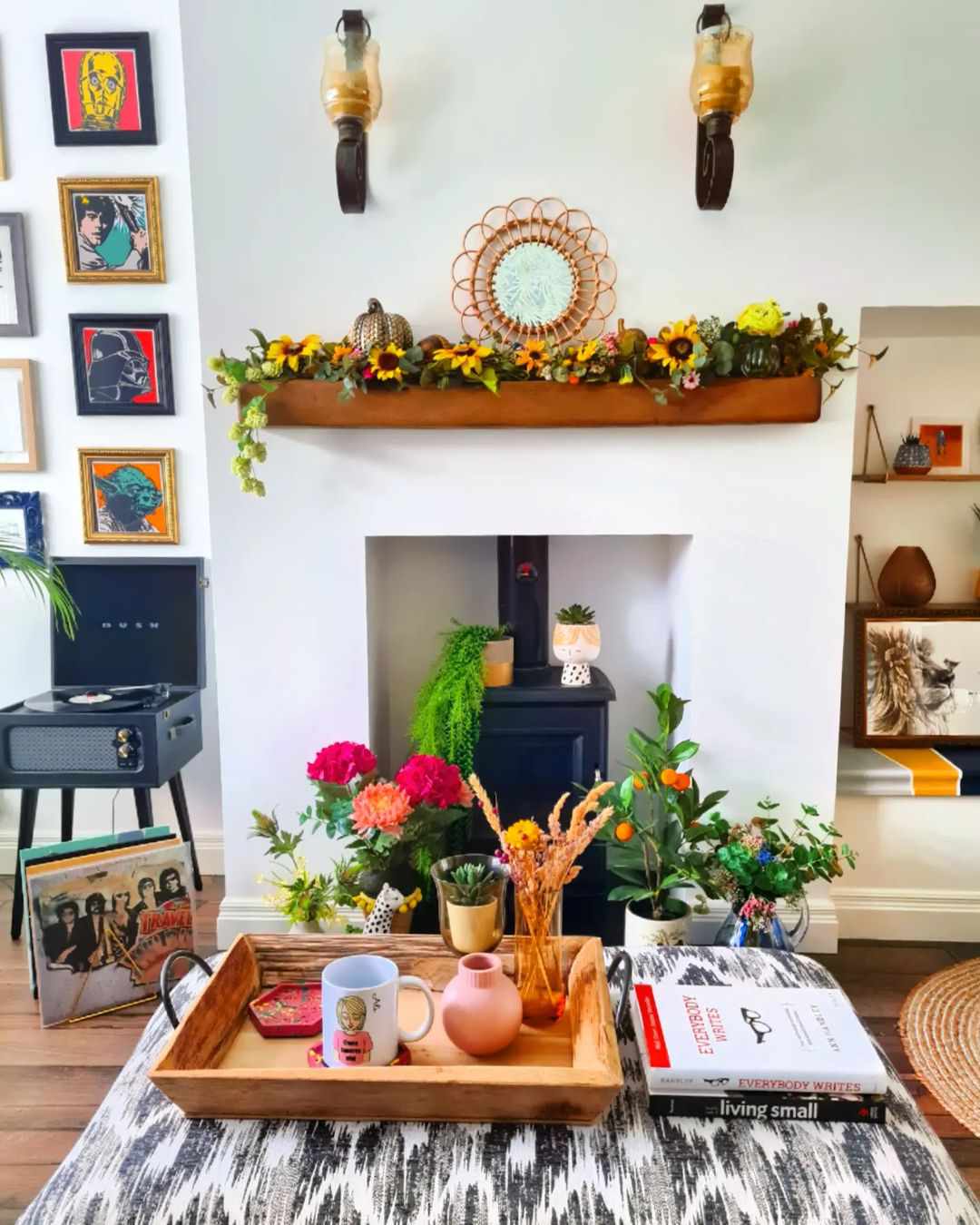 30 Bewitching Halloween Mantel Ideas That Are Drop-Dead Gorgeous