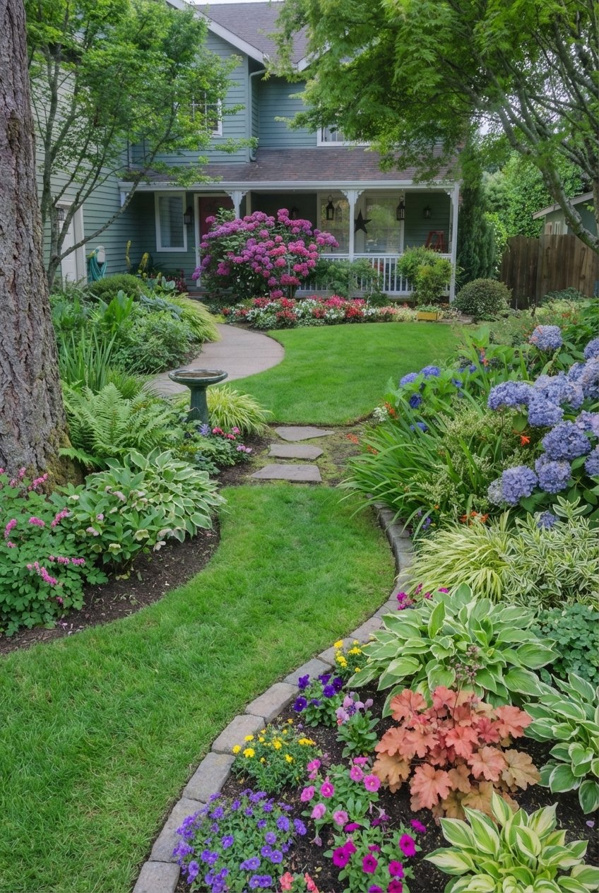 31 Front Yard Landscaping Ideas – Happy Inside – Home and Garden