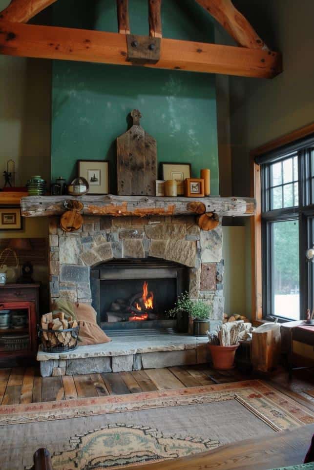 40 Rustic Mantel Decor Ideas To Revamp Your Fireplace