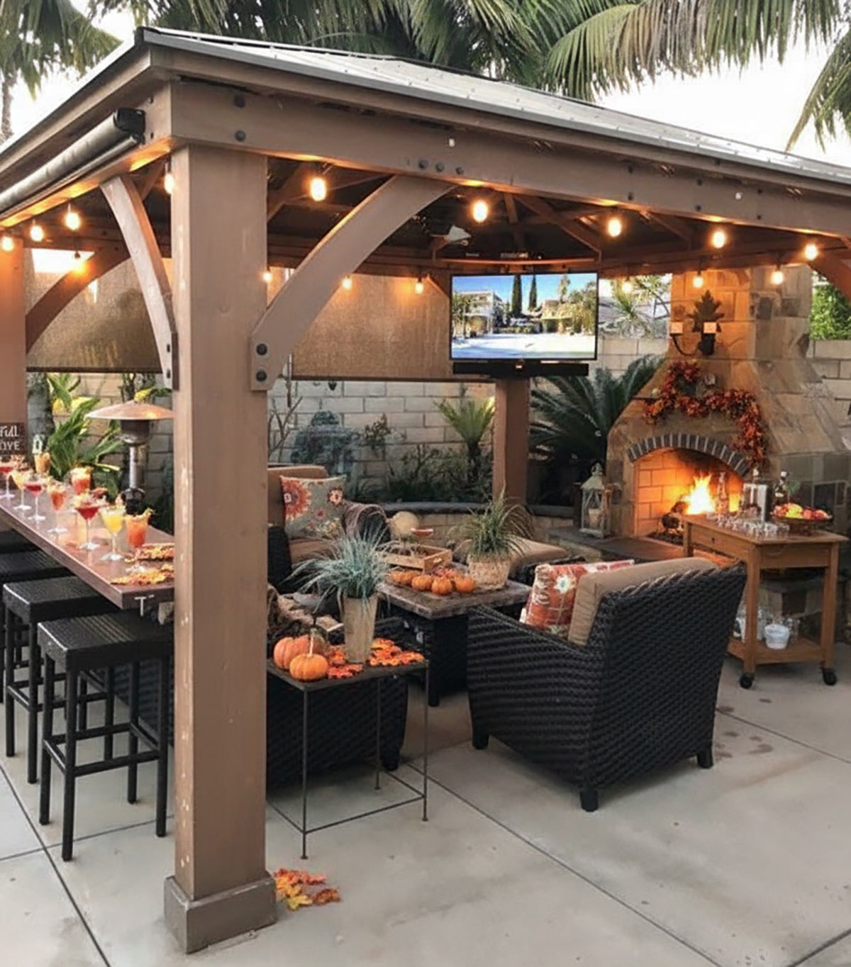 5 Outdoor Fall Decorating Ideas for Your Gazebo | Yardistry