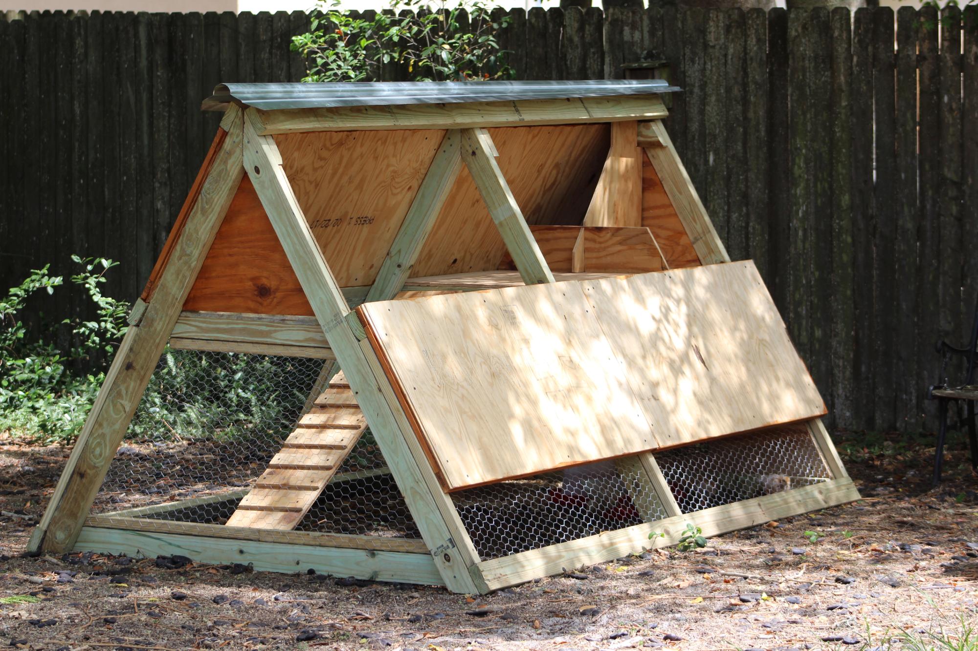 A-Frame Chicken Coop - Easy to Clean | Ana White Reader Build