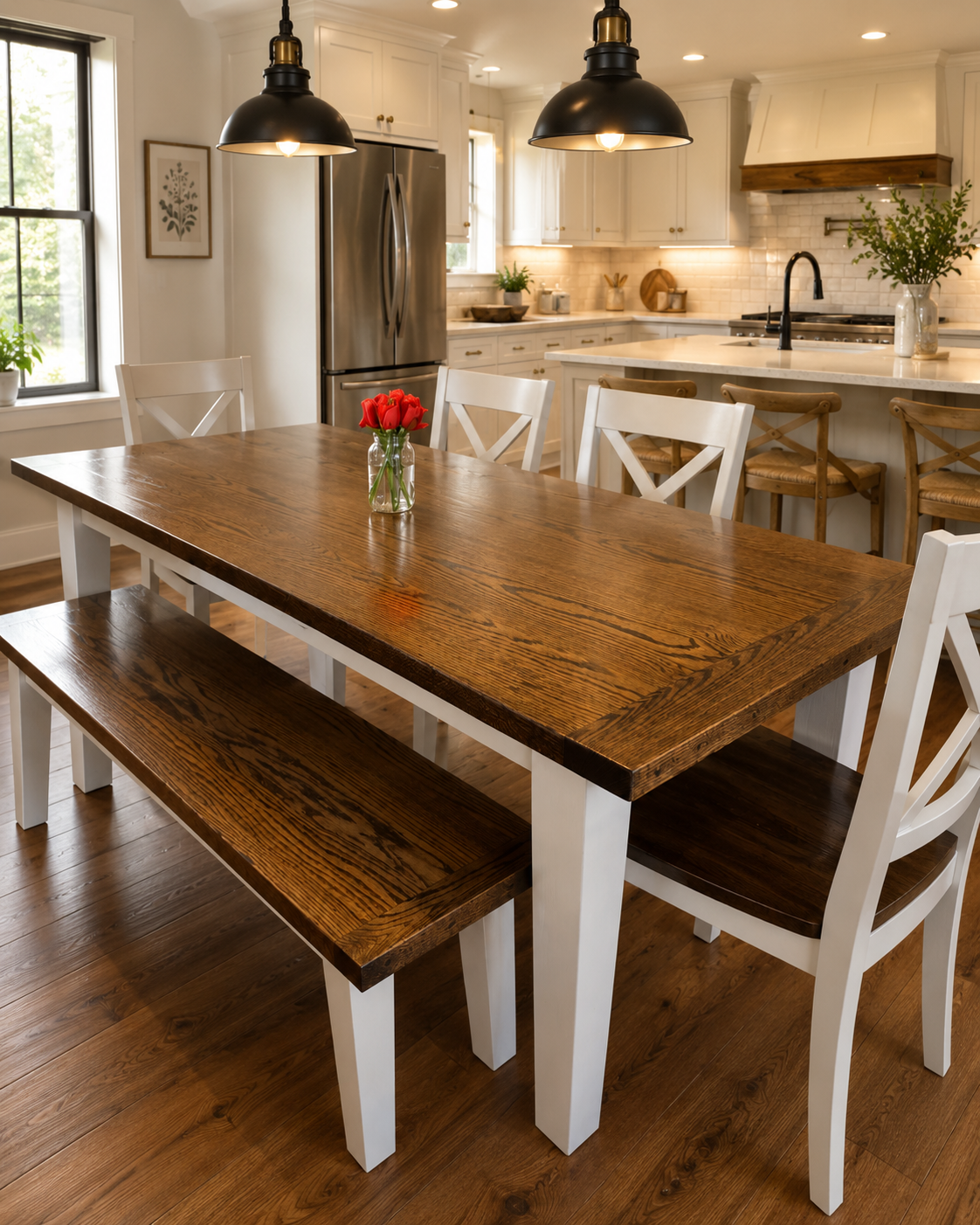 Amish Crafted Farmhouse Dining Tables – Barn to Table Rustics
