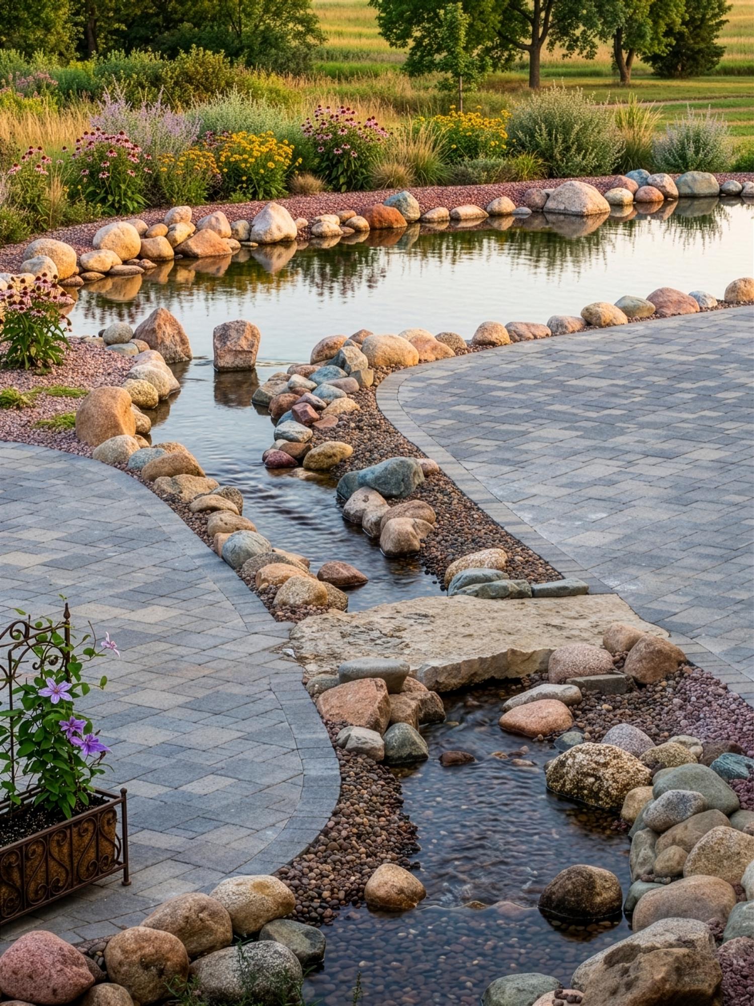 Backyard ponds & water features in Ozaukee County | Oberndorfer Landscape Development Inc.
