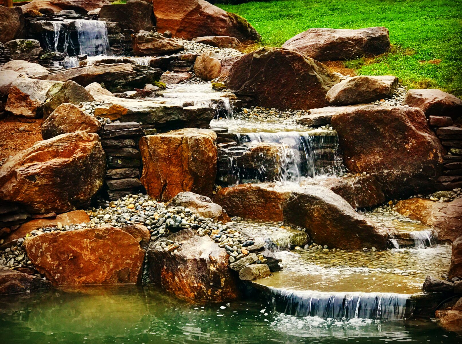 Backyard Waterfall & Water Fountain Installations - New Jersey | That Pond Place