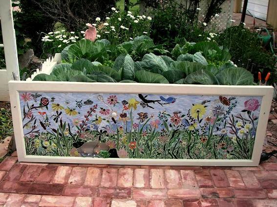 Becky's marvelous mosaic garden | Flea Market Gardening