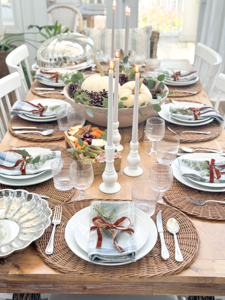 Best Ideas to Create a Coastal Thanksgiving Table - CASS Design Co.