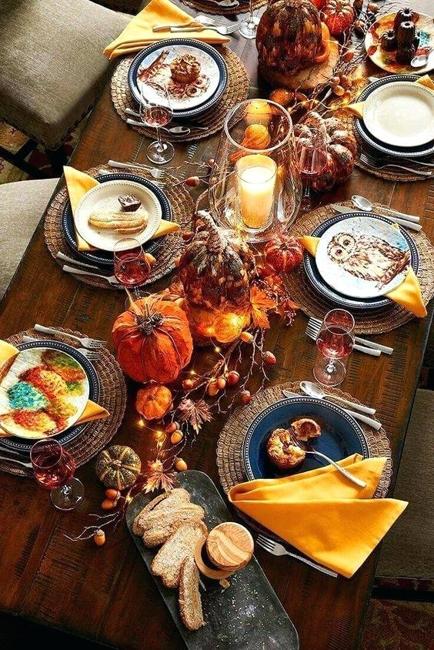 Bright and Festive Ideas for Thanksgiving Table Decorating