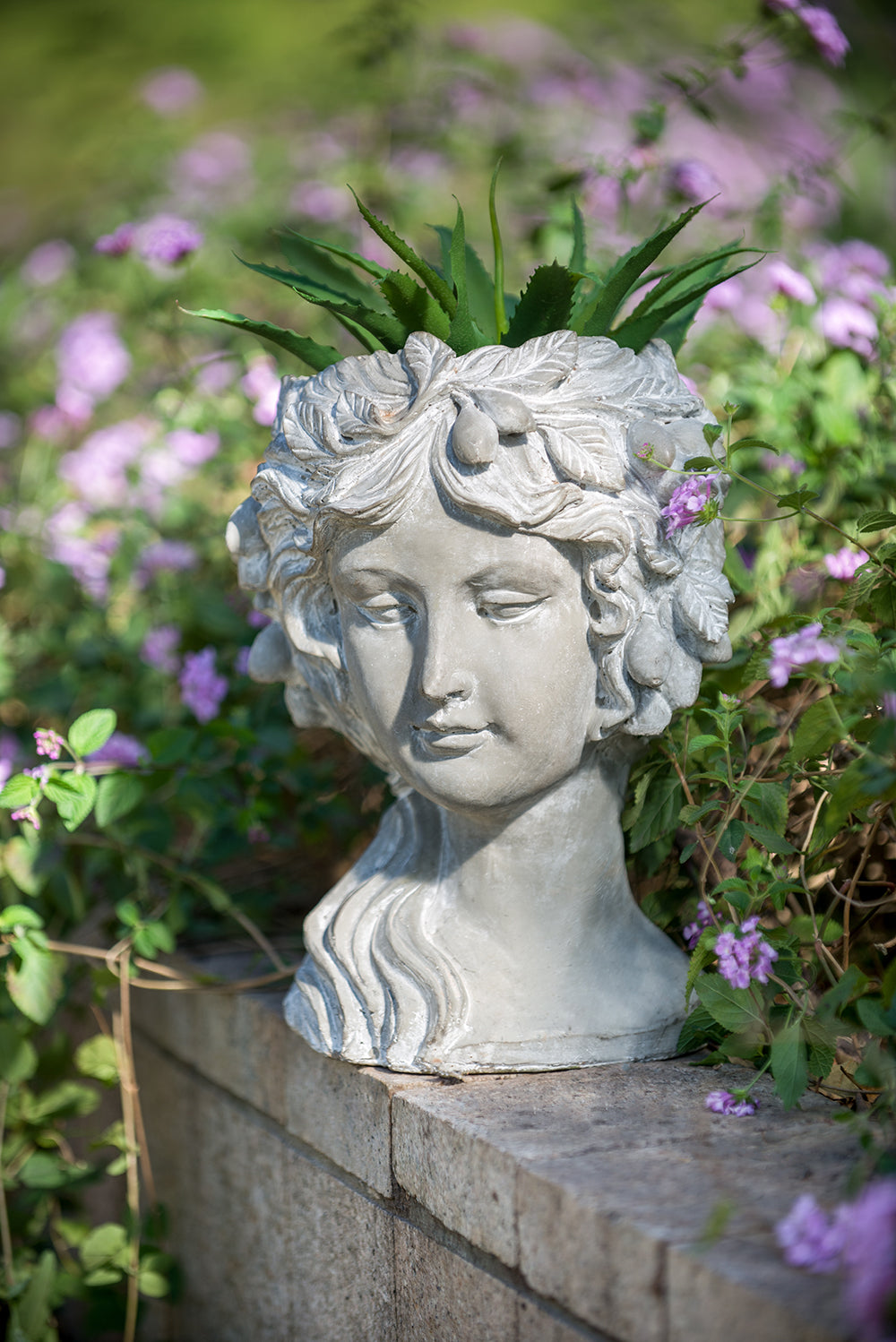Classical Female Head Planter Pot | Vintage Face Planter for Home Décor