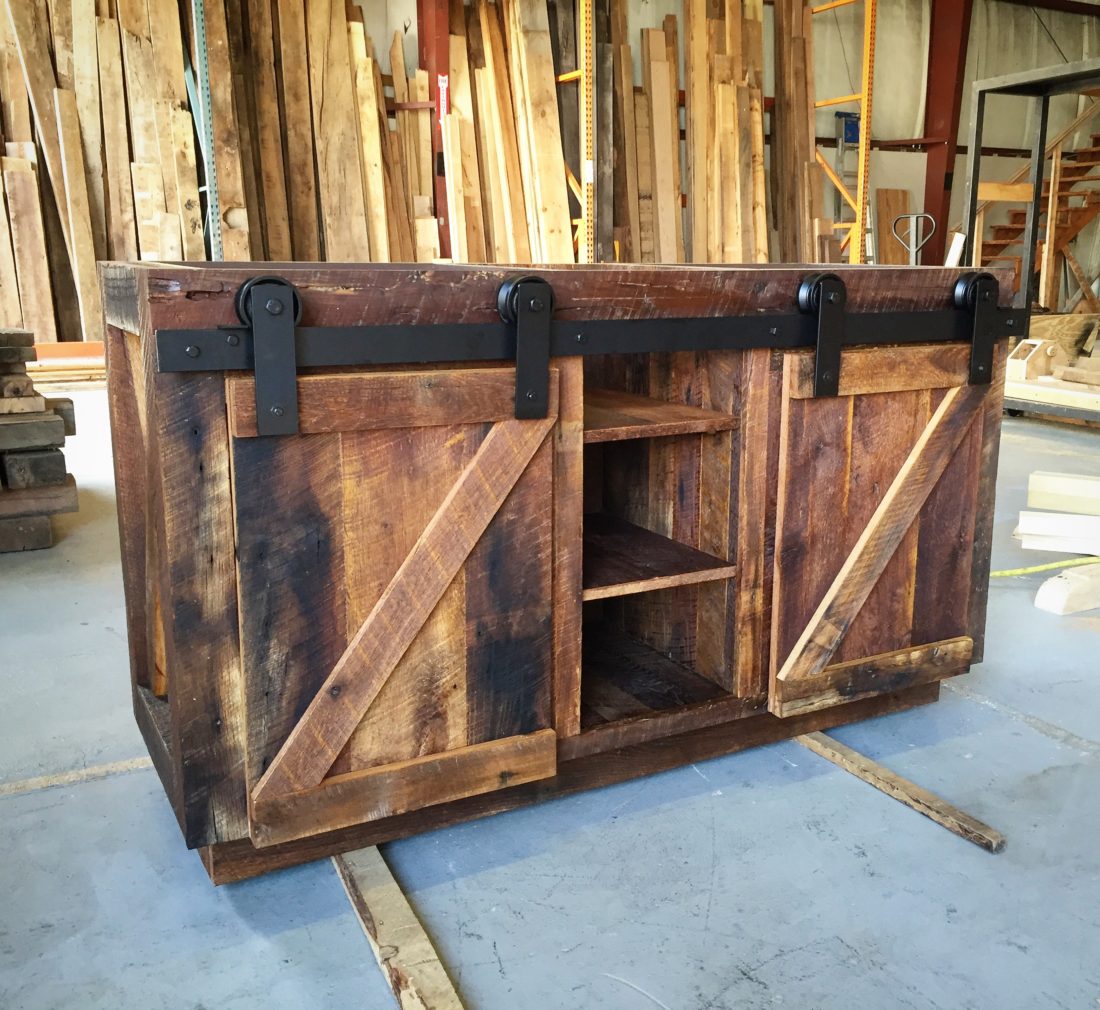 Connie's Reclaimed Wood Bathroom Vanity | Fama Creations