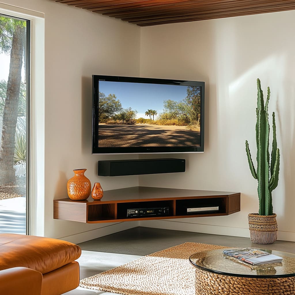Corner TV Design Ideas: Floating Shelves, Built-Ins, and More