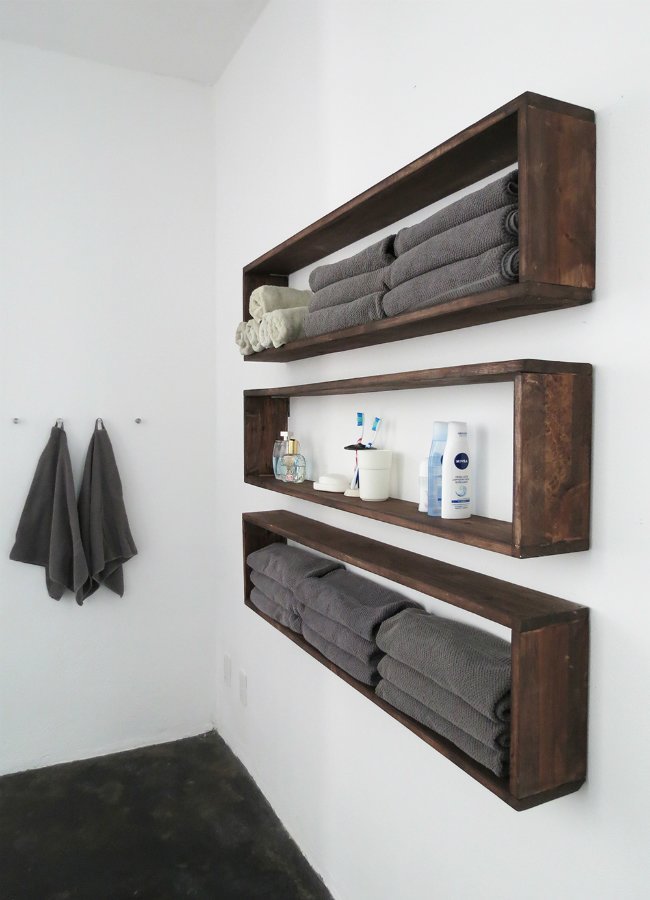 DIY Wall Shelves in the Bathroom - Tutorial - Bob Vila