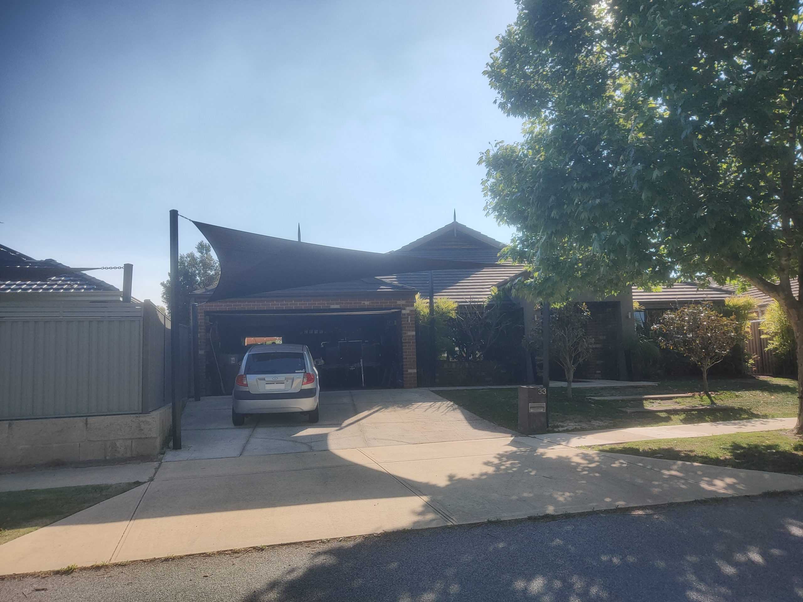 Driveway Shade Sails - Driveway Shade Sail Carport | Shade Sails Online