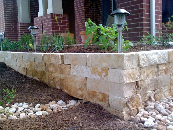 Drystack Limestone Raised Planter 2 2