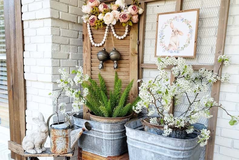 Easter Porch Decor Ideas to Welcome Spring - Farmhousehub