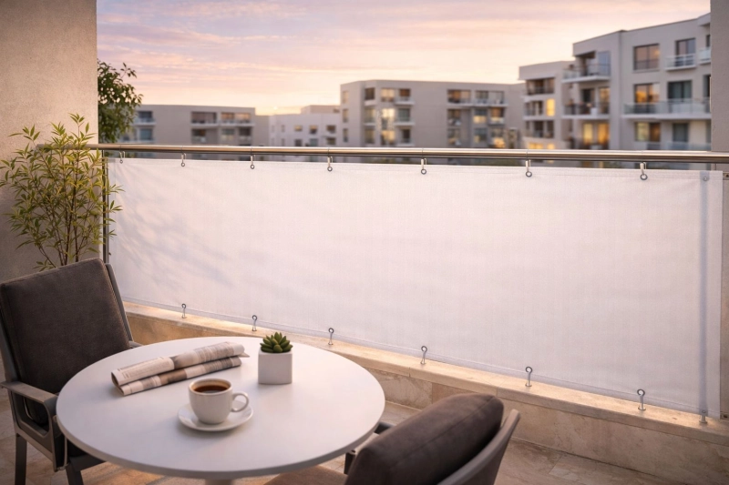 Economy Balcony Privacy Screen - Standard Size Mesh | Shade4You