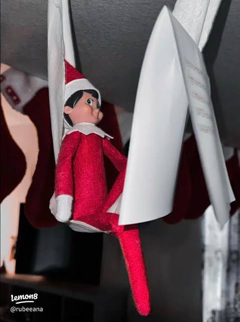 Elf on the Shelf & Snoop Ideas: Flour Snow Angels & Spa Day!