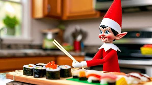 Elf's midnight sushi bar – Naughty Elf Ideas