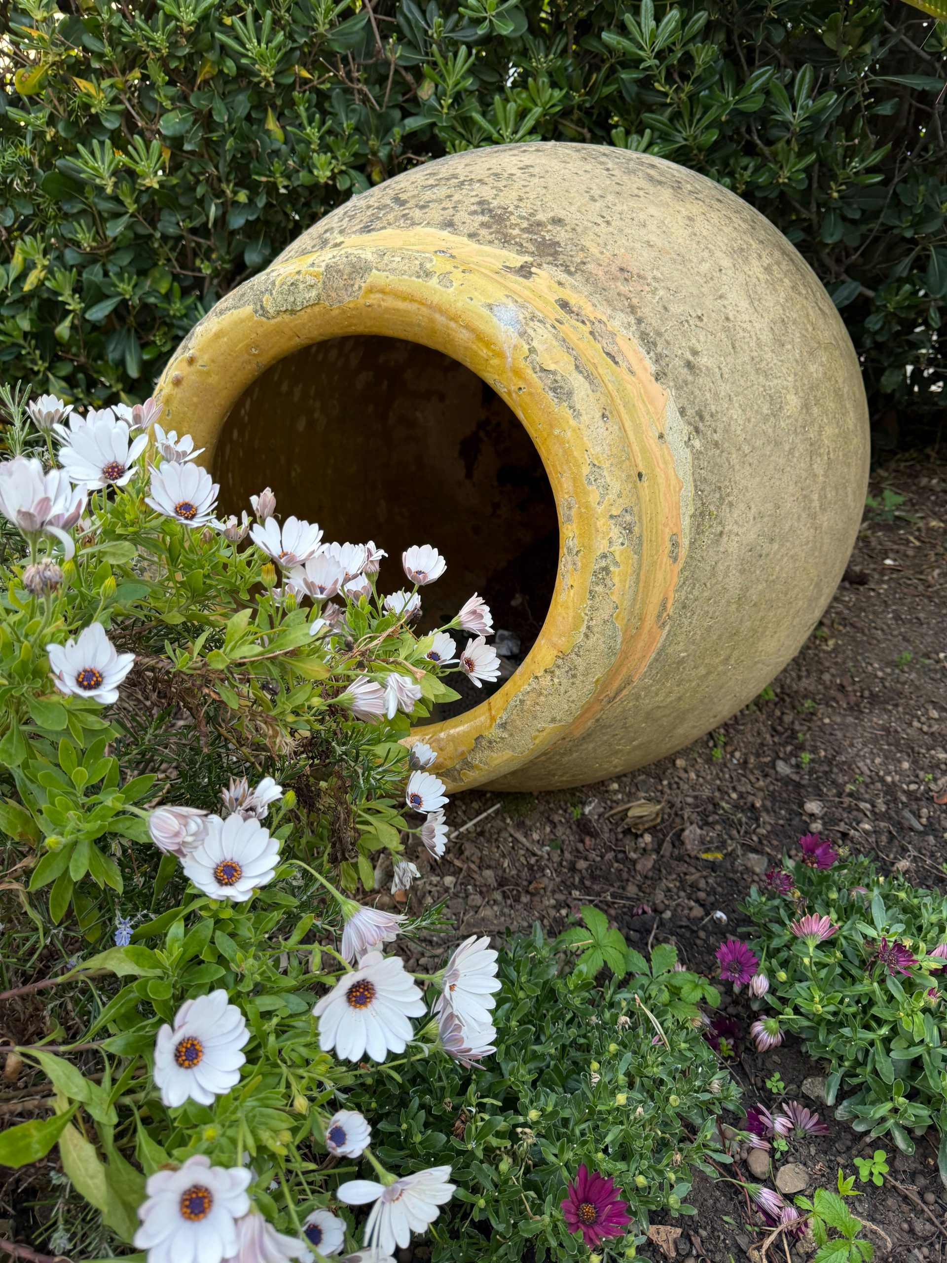 Flowers barrel vase