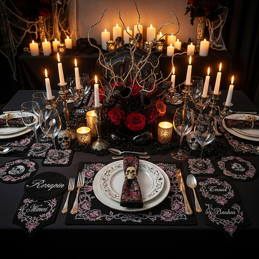 Goth Halloween Table Decorations Halloween Table Decor Ideas: Create A Spooky Yet Stylish Setup
