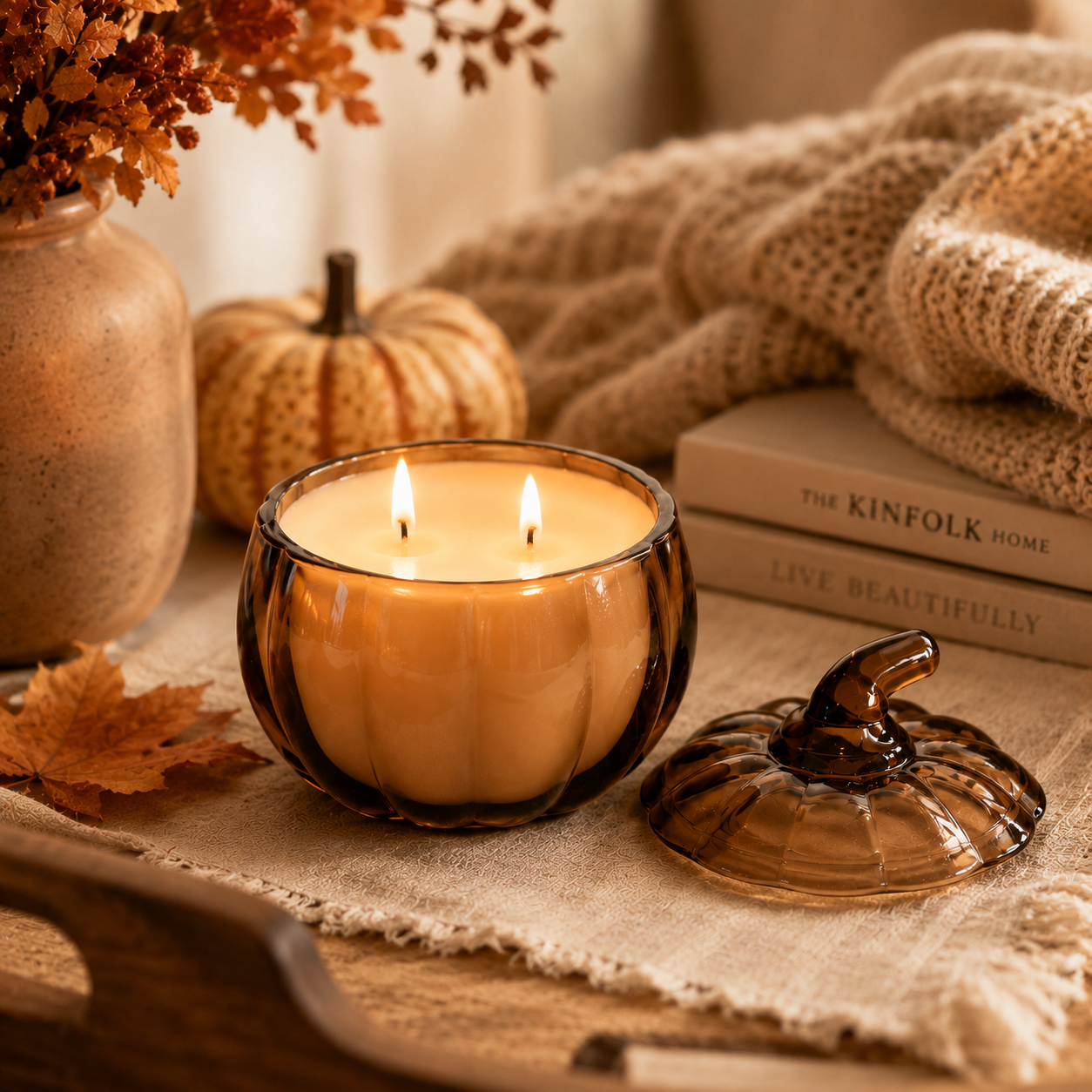 Harvest Gathering Limited Edition Pumpkin Candle