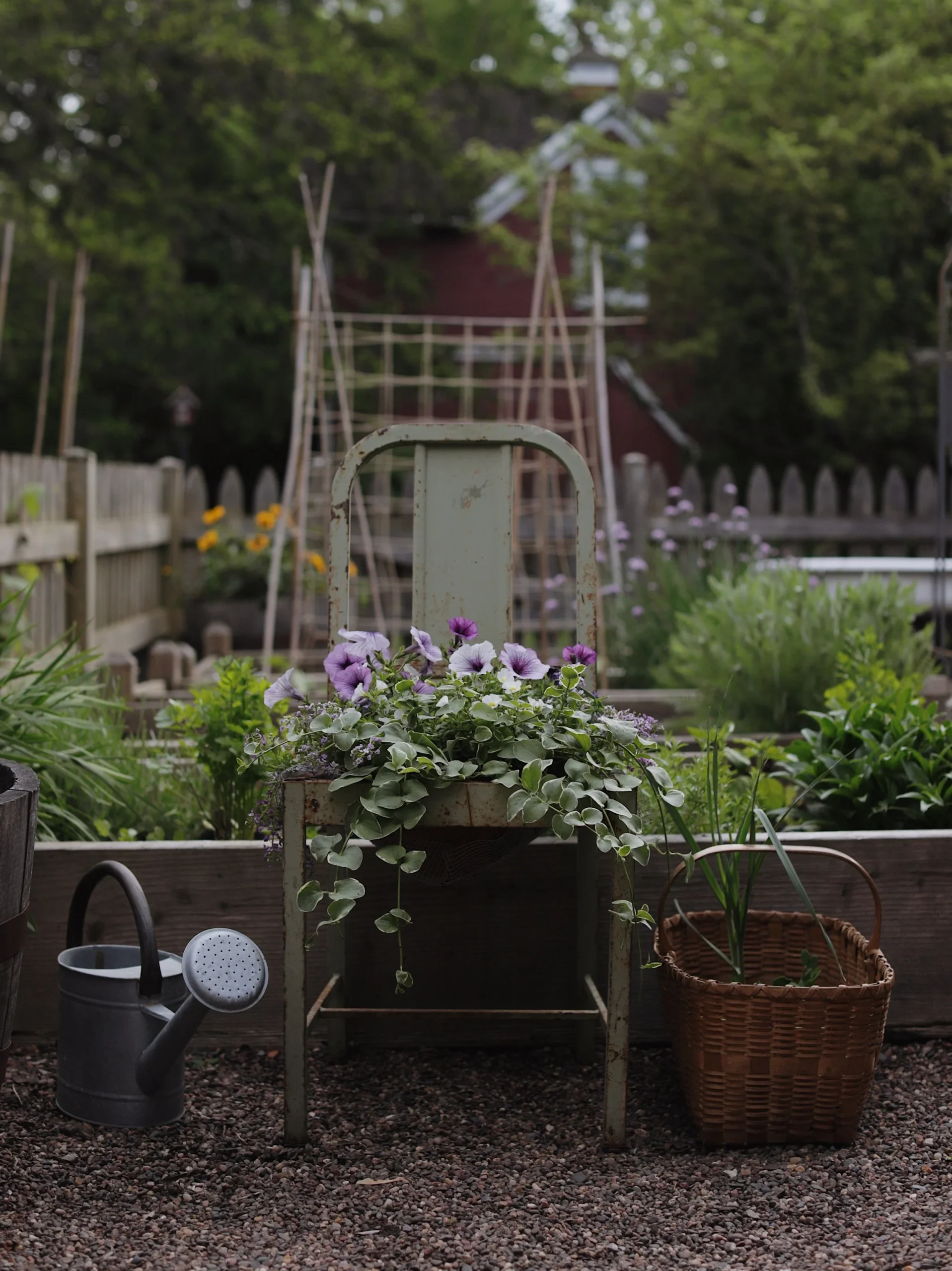 How to Make an Upcycled Chair Planter — simply living well