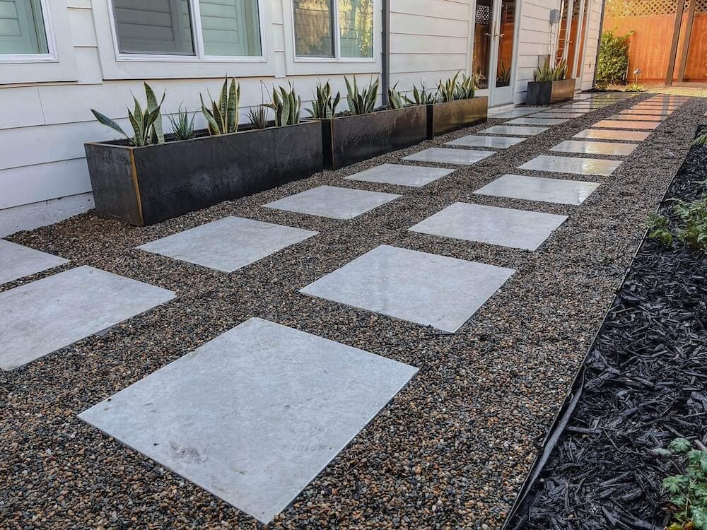 Landscaping with Decorative Pebbles