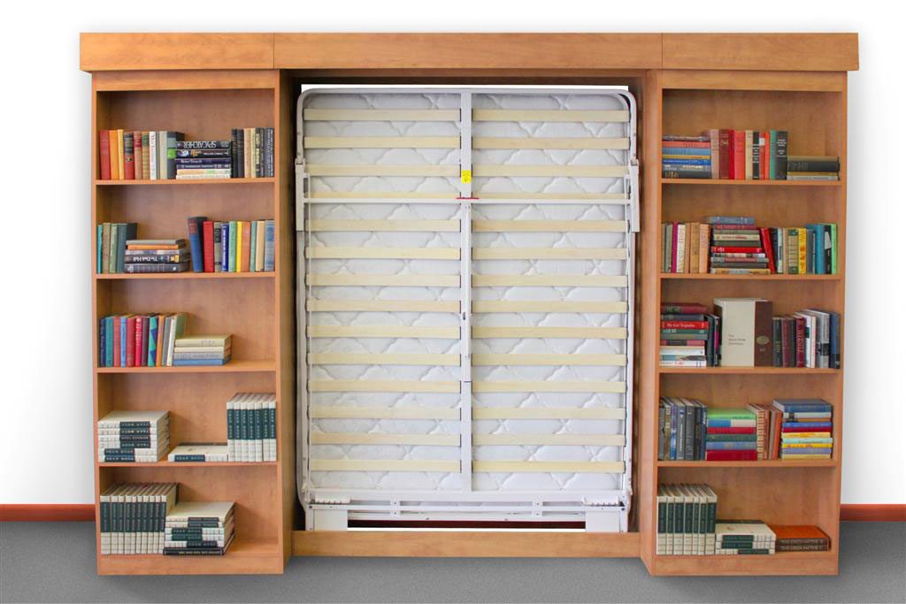 Library Wall Bed - Wardrobes | Room Dividers | Wall Beds
