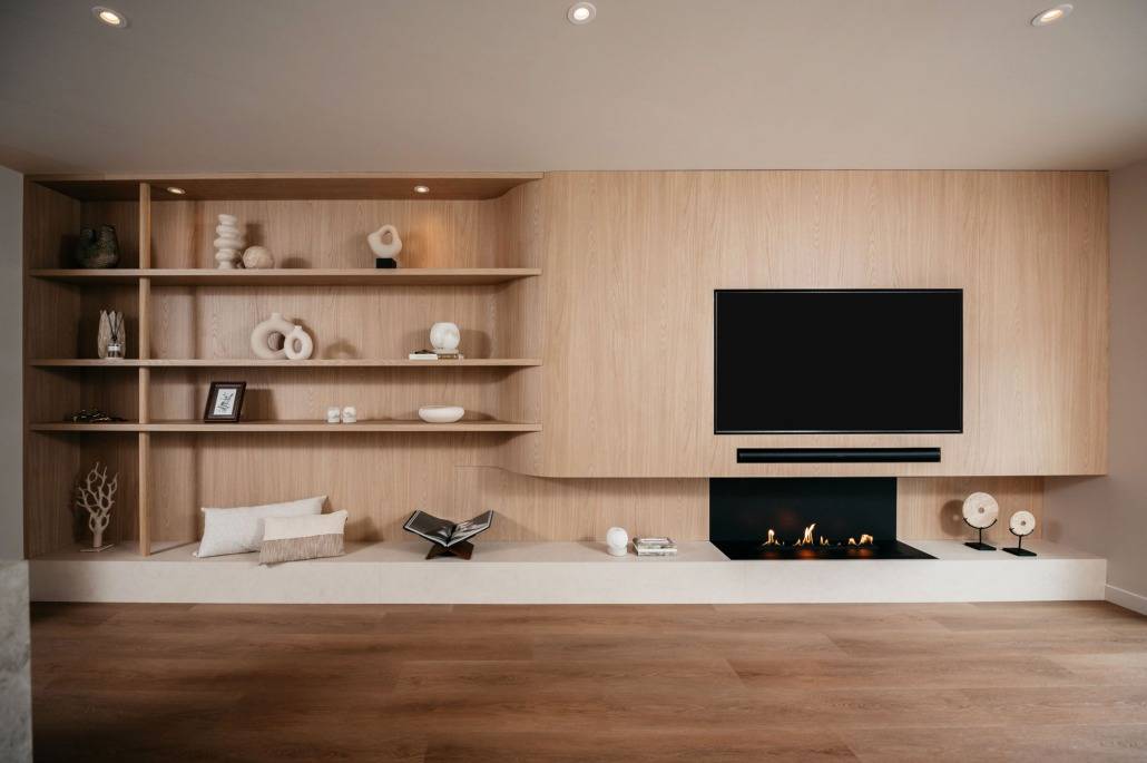 Luxe japandi cinewall Dordrecht - Project Relaxury