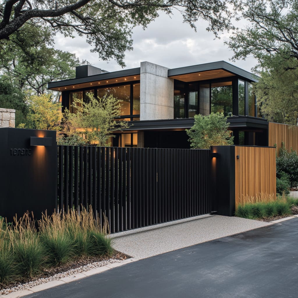 Modern Driveway Fence Ideas That Complement Your Architecture
