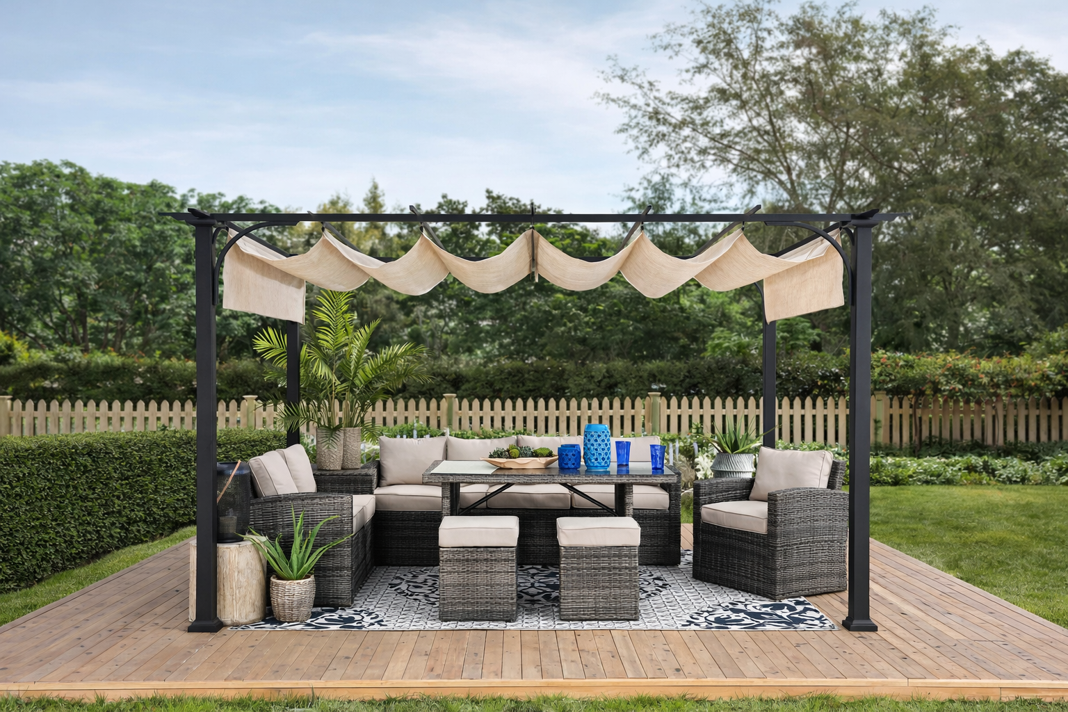 Modern Pergolas – Adjustable Shade & Outdoor Structure