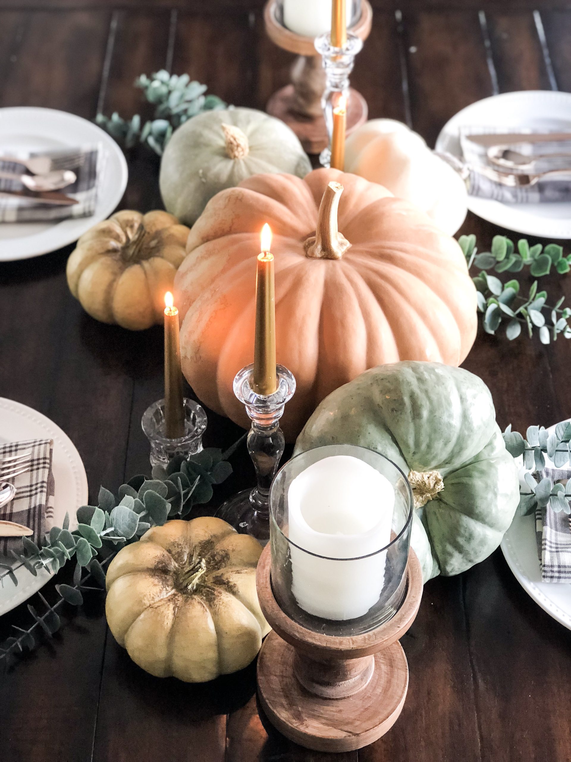 Modern Rustic Thanksgiving Tablescape • 29 Design Studio
