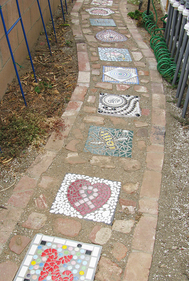 Mosaic Stepping Stone Path | How To Mosaic Blog
