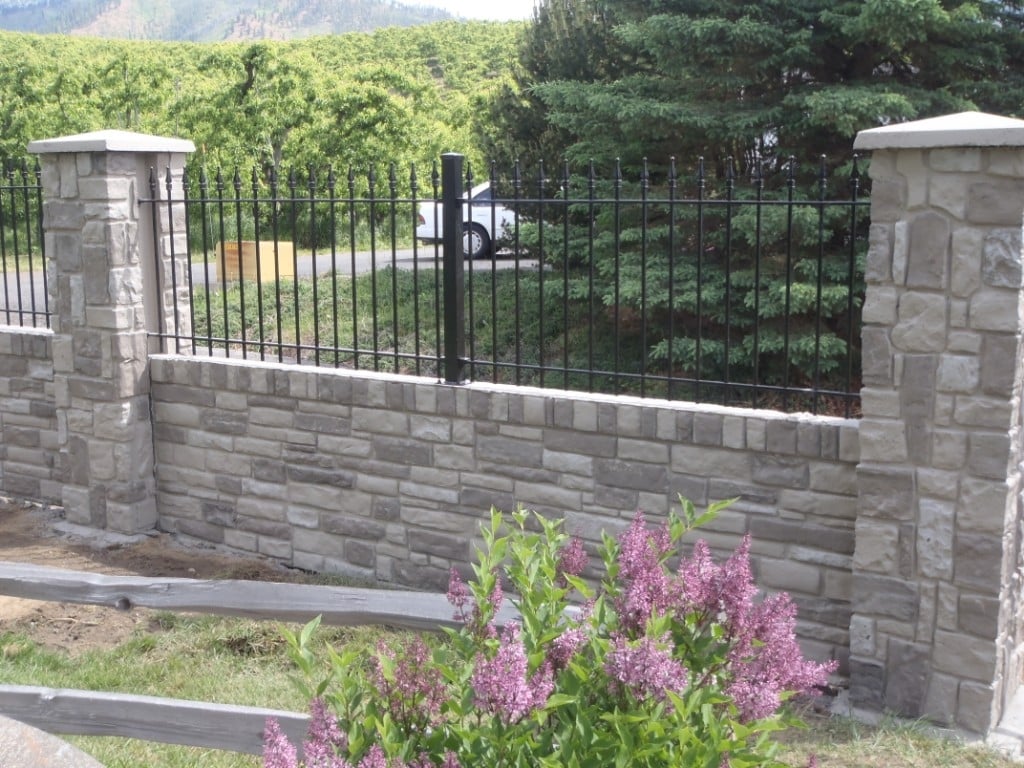 Mounting Wrought Iron Fence on Top of Concrete Surface or Wall – Iron Fence Shop Blog