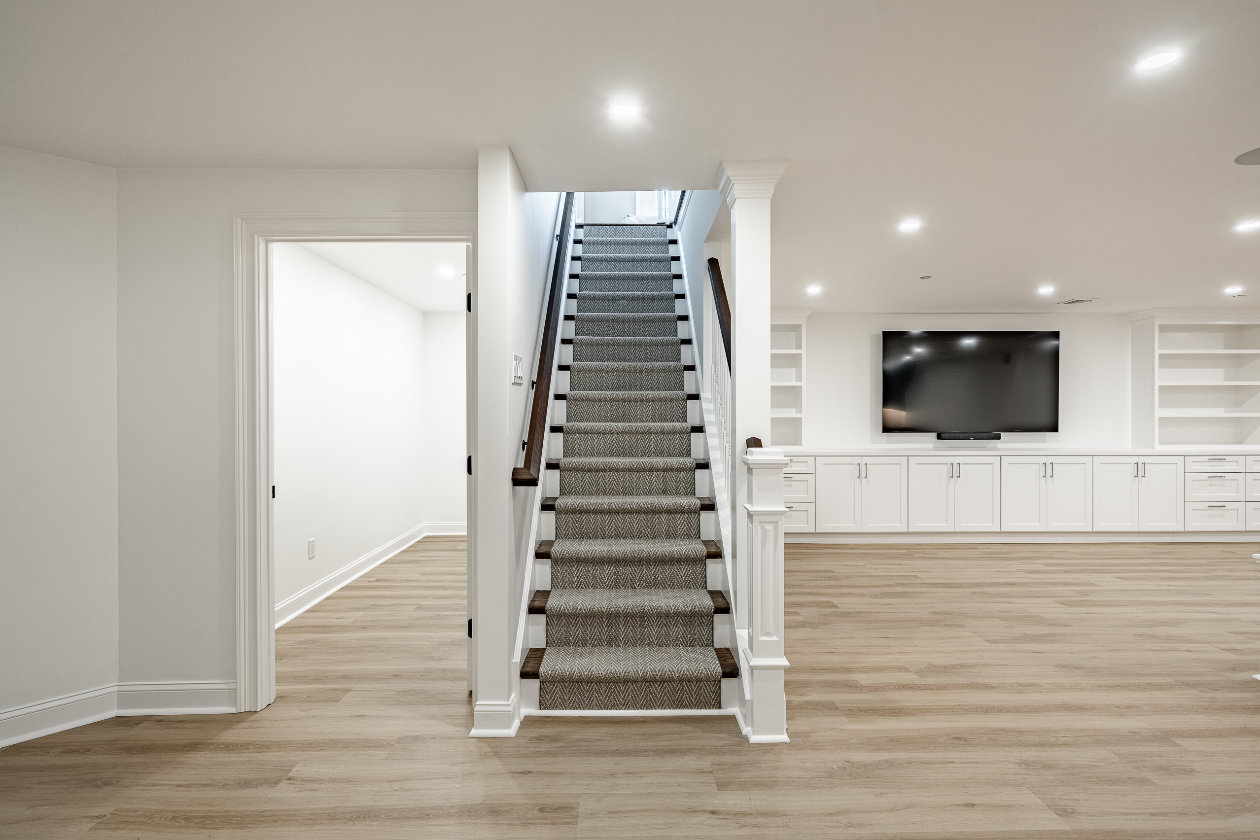 Newtown Square Basement Remodel | 35 Photos | Craftsworth