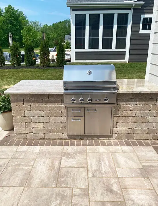 Outdoor Kitchen Installation | Mr. Mulch