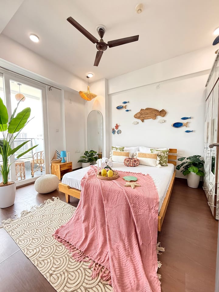 Pacific 1BHK/Aquatic Theme/Airport/Dwarka Xpresway - Flats for Rent in Gurugram, Haryana, India - Airbnb