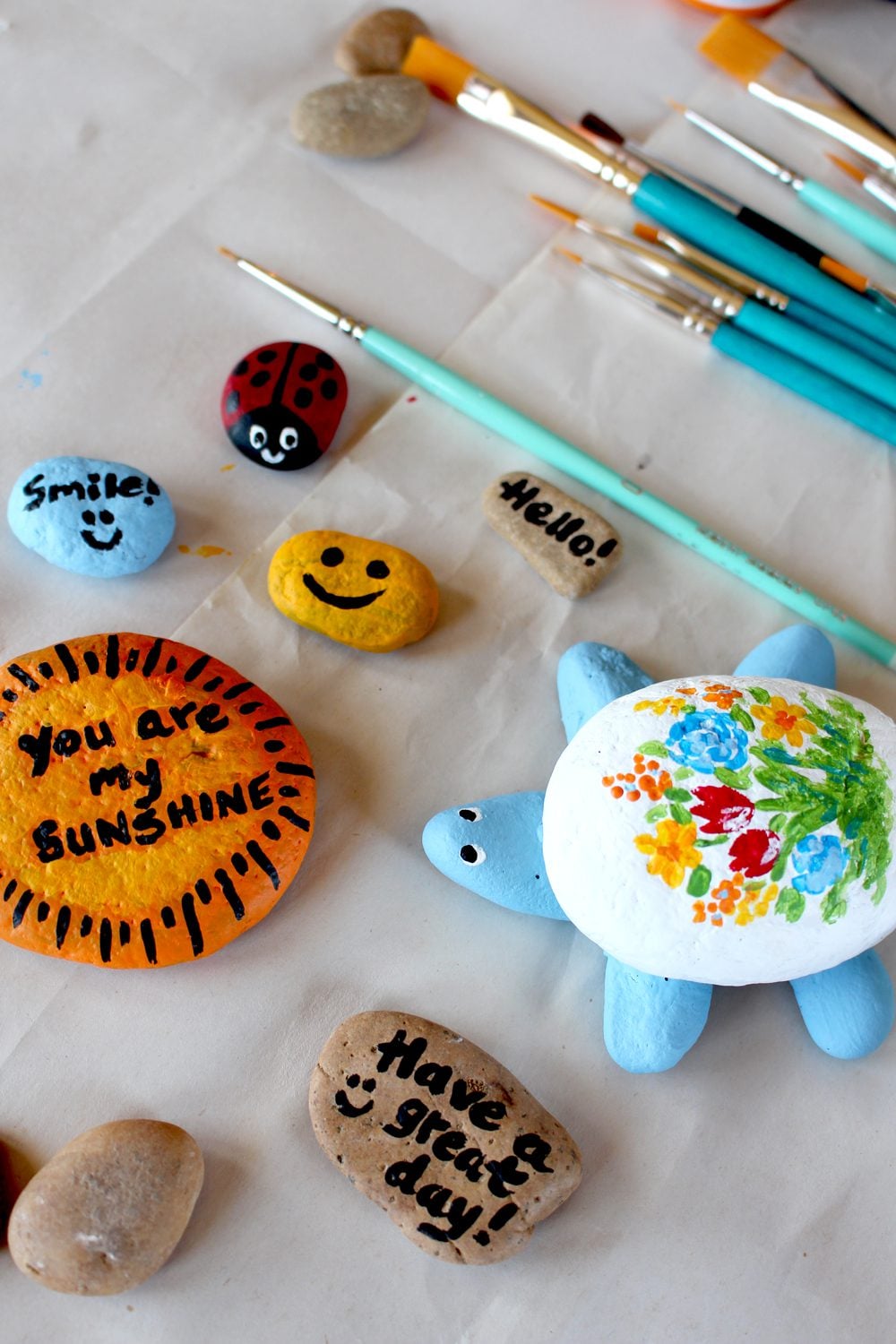 Painting Rocks Found In Their Pockets | Welcome To Nana's