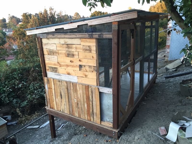 Pallet & Recycled Wood Chicken Coop : 12 Steps (with Pictures) - Instructables