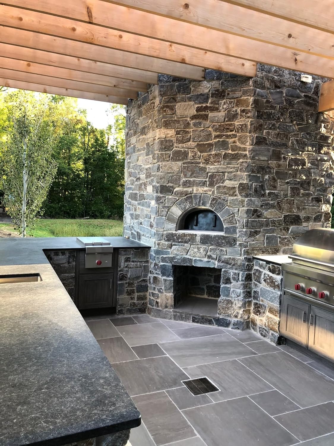 Pizza Oven Prefab Outdoor Kitchen Island Pizza Oven Prefab Outdoor Kitchen Island CBO-1000 Commercial Pizza