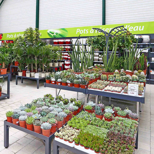 Plant display rack - GARDEN CENTRES - Gondella - wall-mounted / metal / table-type