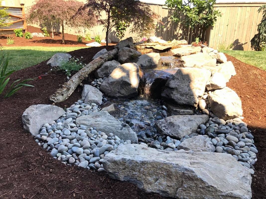 Pondless Waterfall, Backyard Waterfall, Waterfall Construction Vancouver, WA - LANDSCAPING | WATER FEATURES | MAINTENANCE
