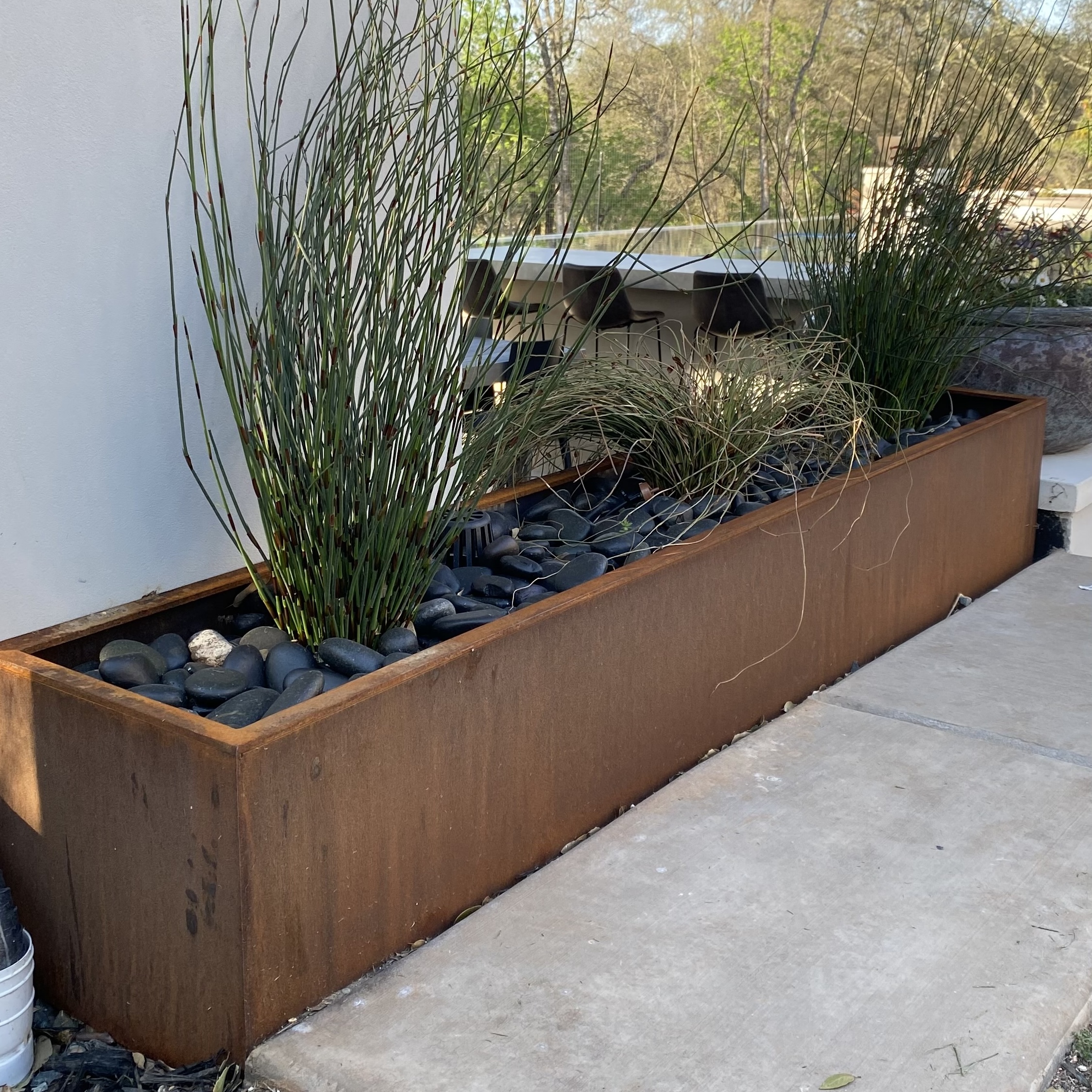 Products - Planters & Raised Beds | Steel planters perfect for a home, restaurant, or commercial site. Define a space, add natural beauty, create a garden, or hide unwanted views. Planters come
