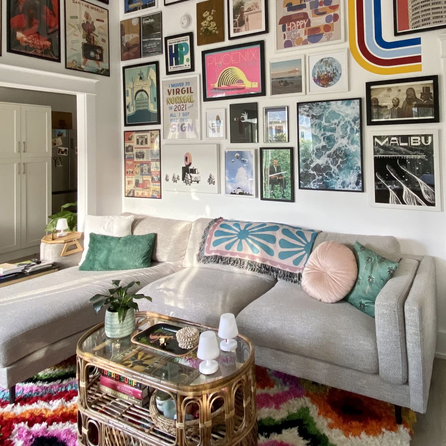 Retro Maximalist California Bungalow Photos | Apartment Therapy