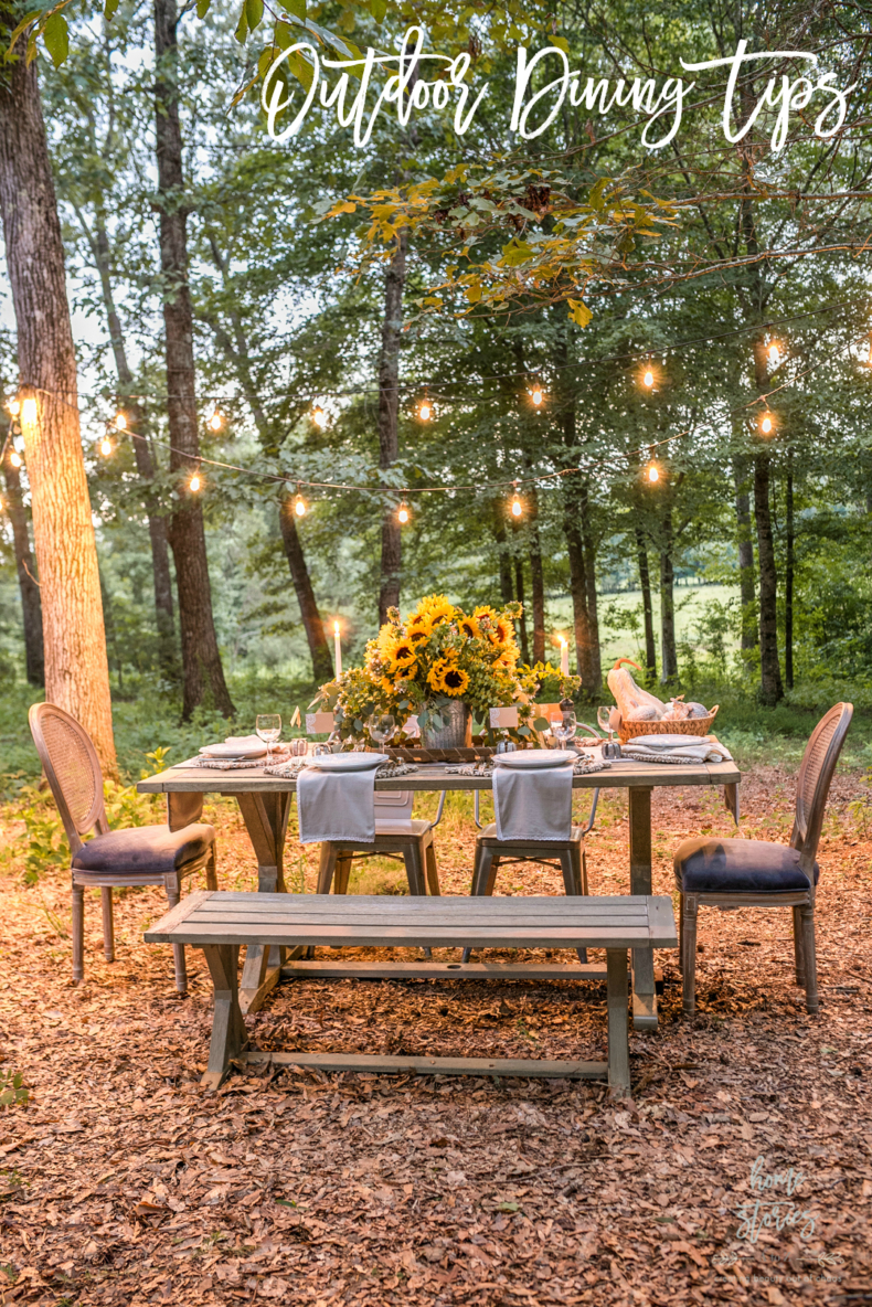 Rustic Outdoor Dining Set Ideas Fall Decor Ideas: Gorgeous Outdoor Fall And Thanksgiving