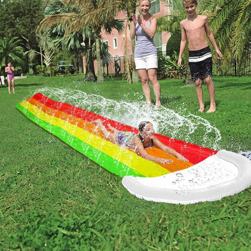 Splashrush – Garden water slide rainbow design 480 cm – summer fun – Revalki