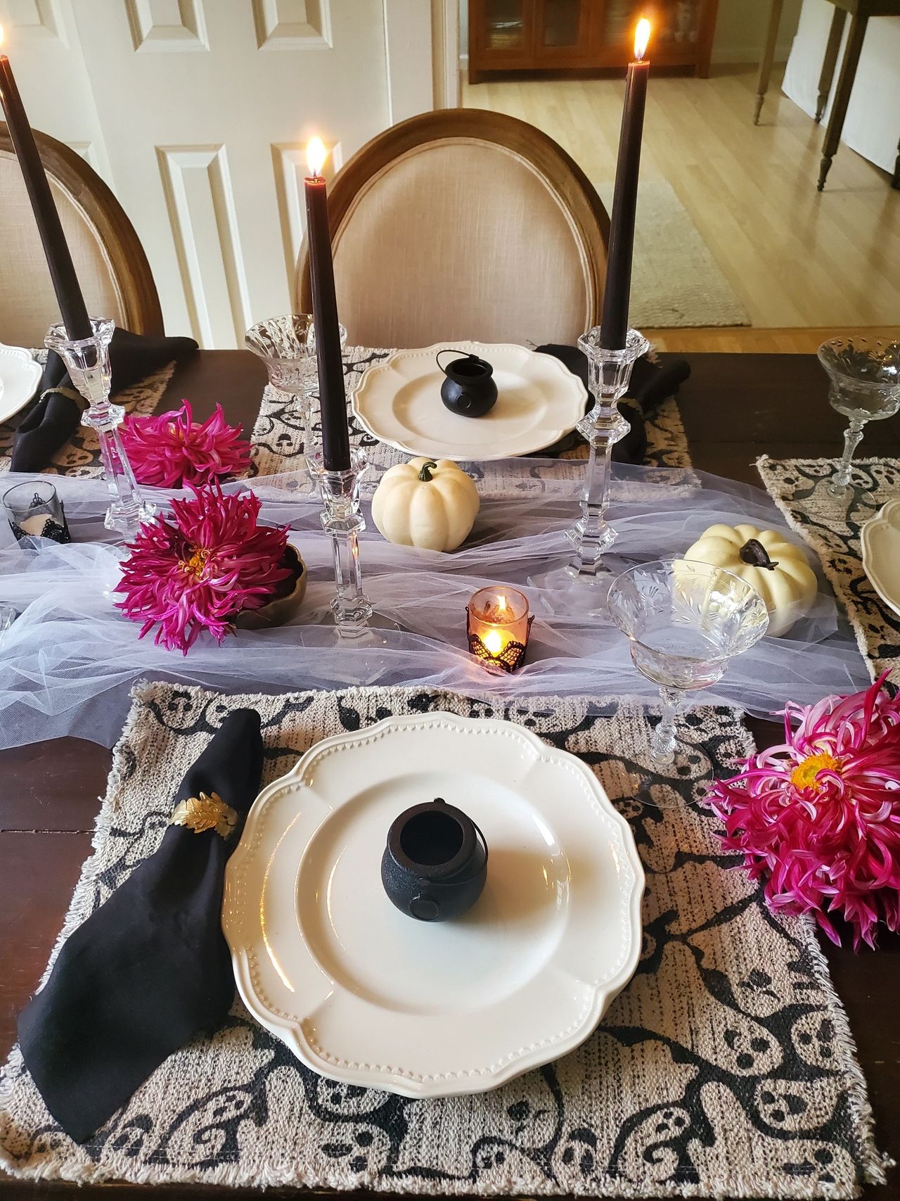 Spooky Elegant Dining Room