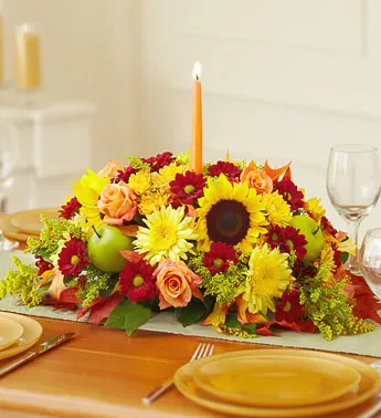 The Floral Centerpiece for Thanksgiving - Royal Fleur Florist - Same Day Flower Delivery