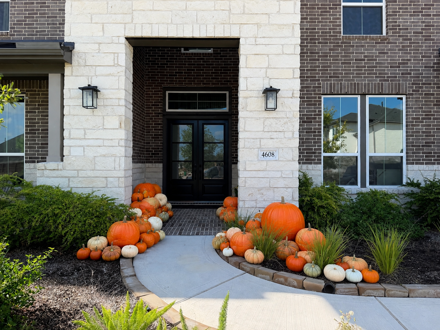 The Grand Harvest — Pumpkin Porch Package | The Woodlands & Spring TX